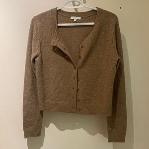 Z Supply Tan Button-Up Cardigan